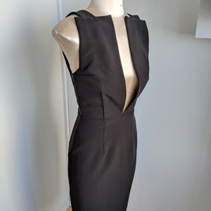 Black cocktail dress by Solace London